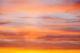 Fototapeta Zachód słońca - Sunset cloudy sky texture background