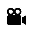 Video camera icon. Cinema camera icon. Film camera, Movie camera icon. Vector icon EPS