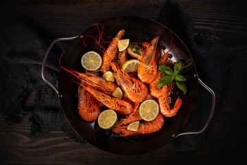 Sticker - Raw ocean king prawns