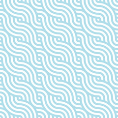 Blue ocean wave Background pattern seamless tiles. Use for design.