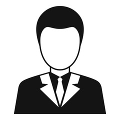 Poster - Businessman mission icon. Simple illustration of businessman mission vector icon for web design isolated on white background