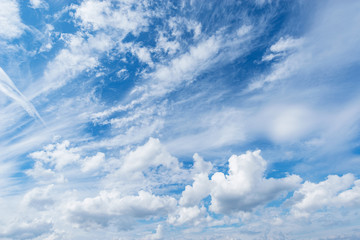 Amazing cloudscape on the sky at day time.