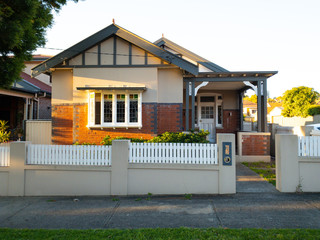 Suburban federation house in Sydney NSW Australia 