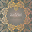 © NoonBusin - Korean traditional background of ornaments & flower pattern with copy space. Banner frame design. Vector image.