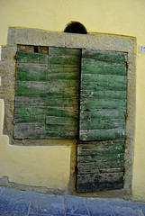 old wooden door