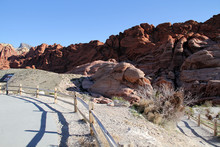 Do Not Step In Fenced For Beautiful Red Rock Pieces