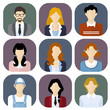 © Jena_Velour - Different people icons set in flat style
