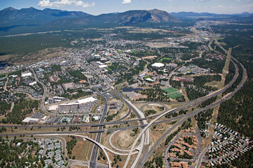 Over Flagstaff, Arizona in the summer of 2011