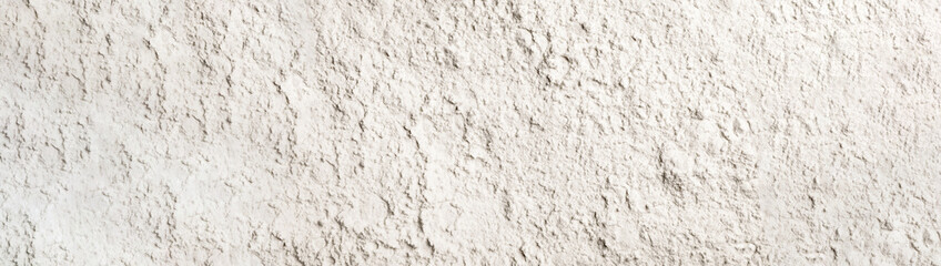 wheat flour for dough as background, top view. banner design