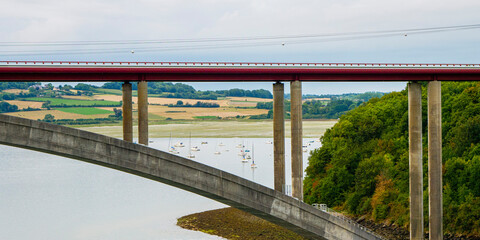 Poster - bridge over the bay in france