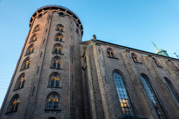 Wall Mural - Exterior of the Rundetaarn, or the Round Tower. It is a 17th-century tower located in Copenhagen. One of the projects of Christian IV