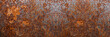 Rust texture as a metal plate background,grunge metal background widescreen.