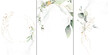 © lisima - Ready to use Card. Herbal Watercolor invitation design with leaves. tropical watercolor background.  botanic illustration. Template for wedding.   frame