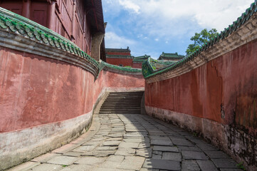 The charming summer scenery of Wudang Mountain, Hubei, China