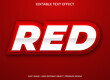 © Fuadi Alhusaini - red text effect template with abstract style and bold concept use for business logo or product brand