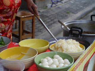 Street food in Thailand, Chinese community area Chinese fish maw