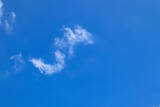 Fototapeta Niebo - Air clouds in the blue sky background