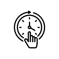 black line icon for constant