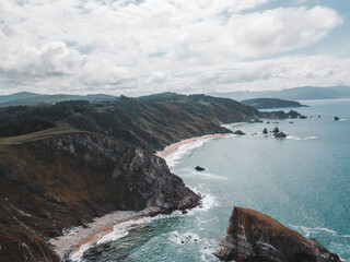 Playa salvaje y natural