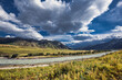 © Starover Sibiriak - Mountain landscape with river and clouds. altai republic