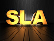 SLA acronym (Service-level agreement)
