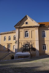 Buildings in Caldas da Rainha, city of Portugal. Europa