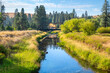 © Kirk Fisher - An abandoned bridge crosses over a small creek near the Elberton Ghost Town in Washington State, USA