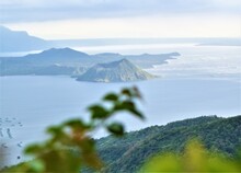 A View Of The Beautiful Taal Volcano In The Philippines
