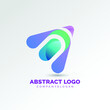 © Kanamizu Studio - arrow gradient logo concept