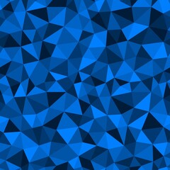 Canvas Print - abstract multicolor sapphire blue background. vector polygonal design