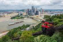 View Of Pittsburgh's Golden Traingle From The Duquesne Incline Atop Mount Washington