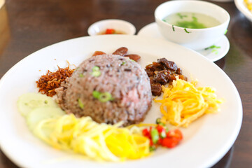 Wall Mural - Rice Mixed with Shrimp paste