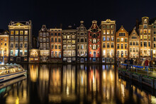 Amsterdam Rokin By Night
