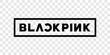 BLACKPINK Logo CI vector symbol on transparent background