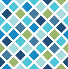 Wall Mural - Rhombus mosaic background vector design