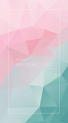 Wall Mural - vertical vector background. Pink to gray triangles.