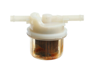 Wall Mural - fuel filter for car engine (with clipping path) isolated on white background