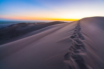  Great sand dune national park at sunset,Colorado,usa.