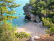 Wild bay on the Mediterranean Sea in Turkey