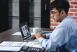© weedezign - Work from home with asian businessman video conference collaboration with colleagues.live streaming meeting