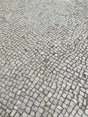 Canvas Print - old stone pavement