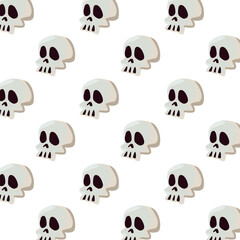 Sticker - Isolated skull background vector design