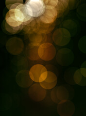 Poster - Abstract golden bokeh background