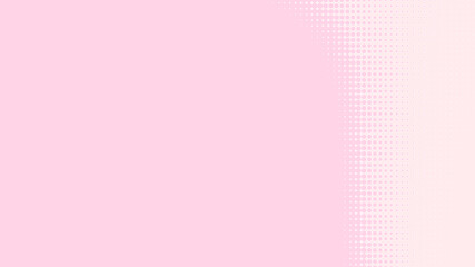 Dot pink white pattern gradient texture background. Abstract pop art halftone and retro style.