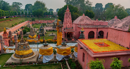 Bodhgaya, Bihar, India, Mahabodhi Temple at Bodhgaya, Bodh Gaya is a religious site of Buddhism