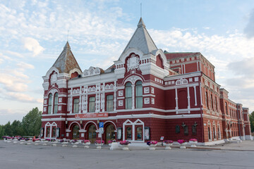 samara. building of the samara academic drama theater named after m. gorky