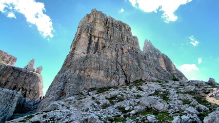 Wall Mural - Amazing mountain landscape from Cinque Torri, Italian Alps