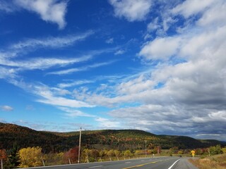 road with open sky