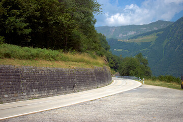 Wall Mural - Lukmanierpass in der Schweiz 30.7.2020