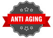 anti aging label. anti aging isolated seal. sticker. sign